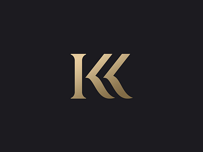 KK icon [WIP] brand mark branding branding agency elegant elegant logo flower icon letter light logo mark startup