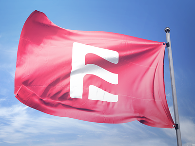 E + F + flag icon brand mark branding branding agency dubai elegant logo flag icon letter e logo mark negative space negative space logo startup