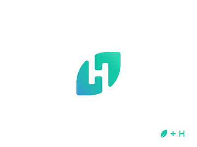 HALSTEIN brand agency brandmark icon leaf logo mark minimal negative space startup structure tie tieatie unused