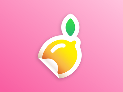 Lemonade - app for stickers and emoji for Messages app design app icon branding branding agency lemon icon lemonade logo design logo mark sticker app sticker icon
