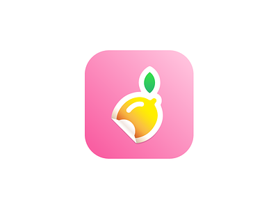 Lemonade app icon app design app icon branding branding agency lemon icon lemonade logo design logo mark sticker app sticker icon