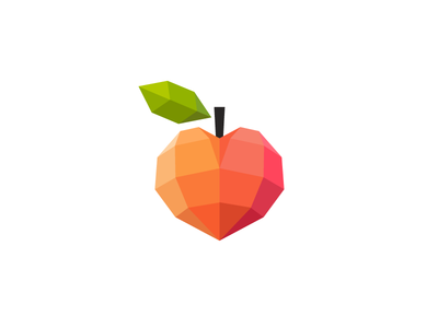 Peach icon branding color logo connect geometry icon logo minimal pink simple logo tieatie translate watch