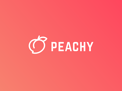Peachy 🍑 aiste ass bottom brand designer branding butt geometry icon logo minimal minimal logo peach peaches peachy sexy sexy girl sexy logo simple logo sport tieatie