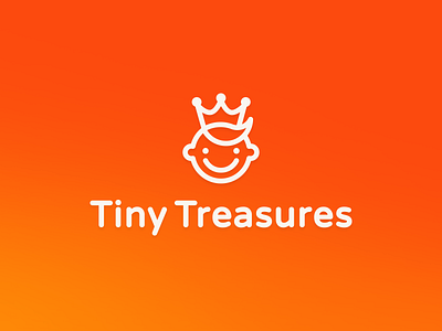 Tiny Treasures logo baby logo baby store brand geometric geometry icon logo design logo mark minimal royal simple logo