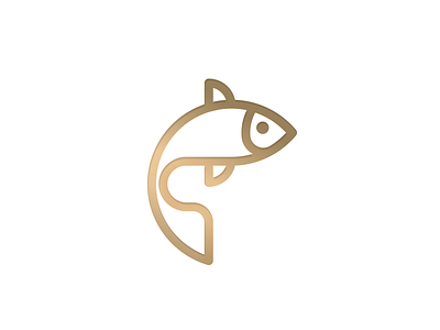 Goldfish Logo Icon By Aiste On Dribbble