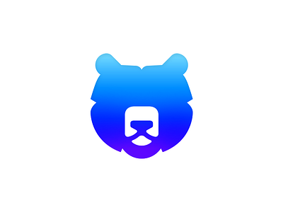 Bear bear gradient logo