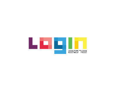 LOGIN colorful colors event login logo logon 2012 tie tieatie