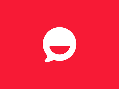 Smiley aiste designer branding chat bubble idea logo design minimal simple smile tieatie