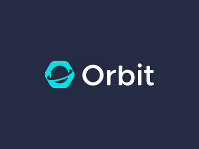 Orbit aero crm management branding comet space logo design o orbit logo rebrand planet icon system