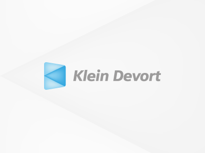 Klein Devort blue d developers devort grey it k klein logo tie tie a tie