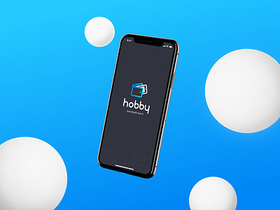 Hobby App logo design and identity