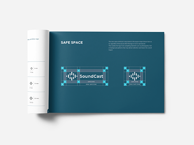 SoundCast brandbook aiste brand agency brand and identity brand architect brand architecture brand assets brand board brandbook brandbook mark branding branding agency guidelines guides letter logo logo design logo mark minimal startup tieatie