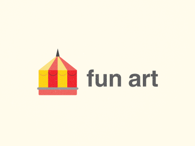 Fun art logo