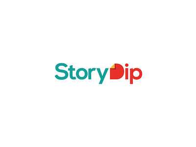 StoryDip dip green logo orange red story story dip tie tie a tie tieatie