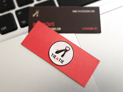 New "tie a tie" business cards