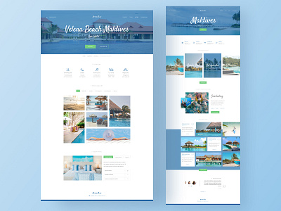 Travel Agency Website design landing landing design landing page landing page design landingpage maldives travel ui ux ui design uidesign uiux web web design webdesign website website design