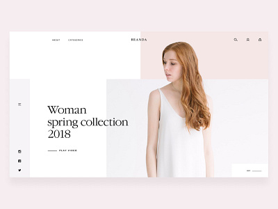 Branda - fashion store fashion fashion web fashion website ui ui ux ui design uidesign uiux ux ux ui ux design uxdesign uxui web web design webdesign website website design