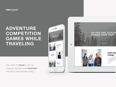 Trip Quest iPad and Mobile Version design mobile mobile app mobile app design mobile design mobile ui travel trip ui ui ux ui design uidesign uiux ux ux ui ux design uxdesign uxui web website