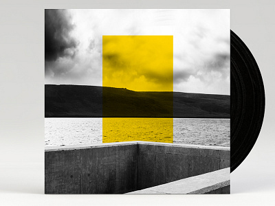Yellow image making music packaging photoshop vinyl