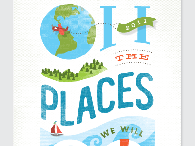 Ohtheplaces2 illustration lettering