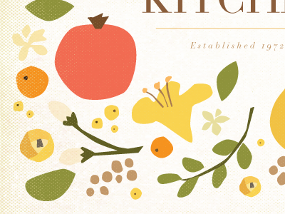 Lets Eat illustration texture vector