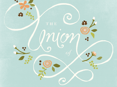 The Union illustration lettering