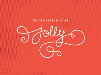 Be Jolly lettering typography vector