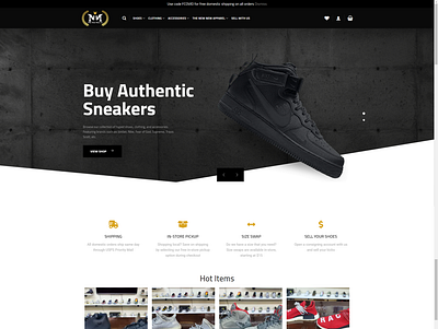Thenewnew shoes web design webdesign