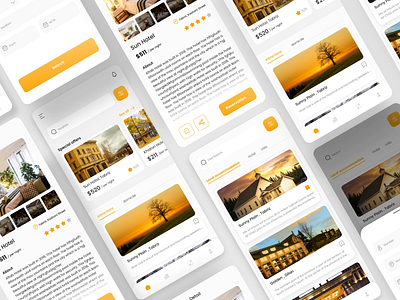 Hotel booking app app ui uiux web