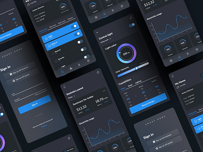 🟣 Smart Home App app design ui uiux web