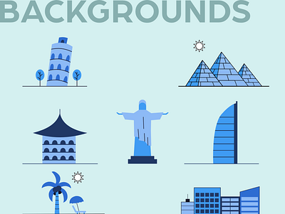 Illustration system - travel agency - Backgrounds background freelance illustrator illustration vector