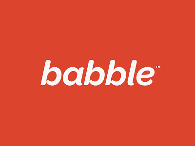 Babble Logotype babble branding brandmark identity logo logotype typography wordmark
