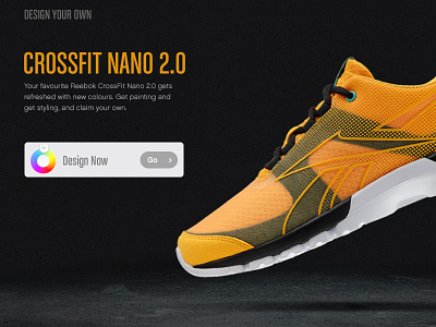 Reebok - Design Your Own crossfit ecommerce reebok sneakers sport ui yellow