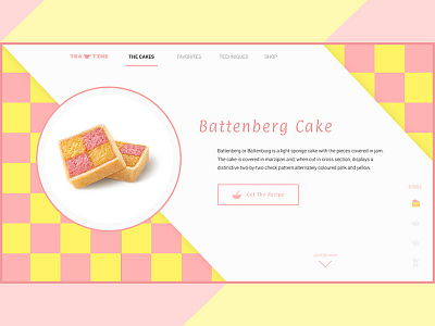 Daily Ui 003 battenberg cake daily ui 003