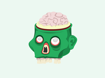 Brains!!! brains figma illustrations illustrations zombie