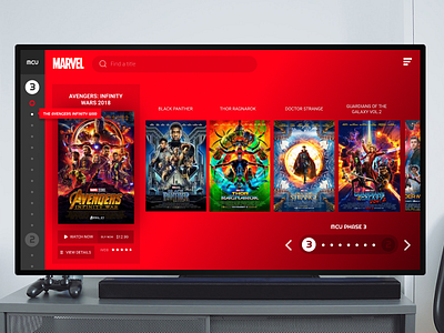 Daily Ui 025 dailyui dailyui025 mcu app tv app