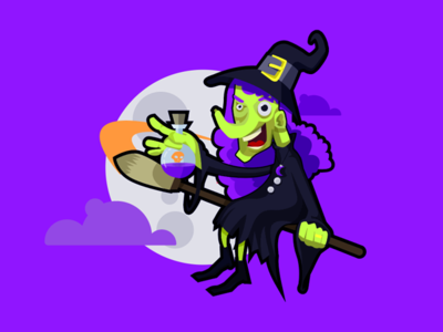 Witch Illustration drawing halloween illustration witch