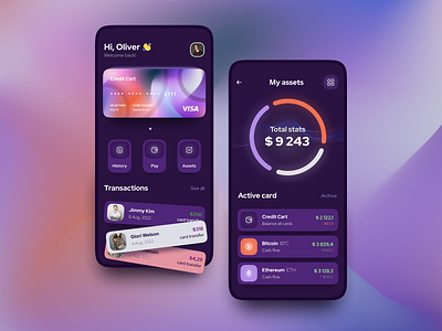 Banking mobile App - concept app design mobile mobile app ui ux