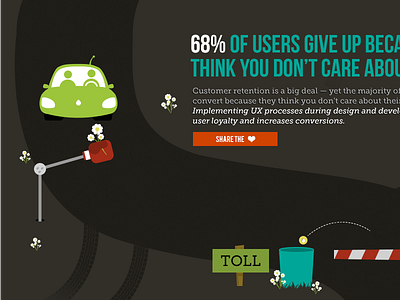 Vitamin T UX Infographic css design development illustration javascript