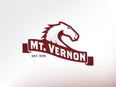 Mt Vernon branding design illustration