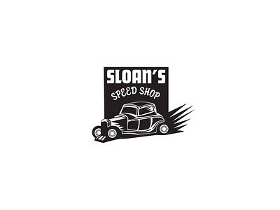 Logo for Speed Shop graphicdesign illustration logo