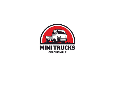 Logo cartoon logo simple truck