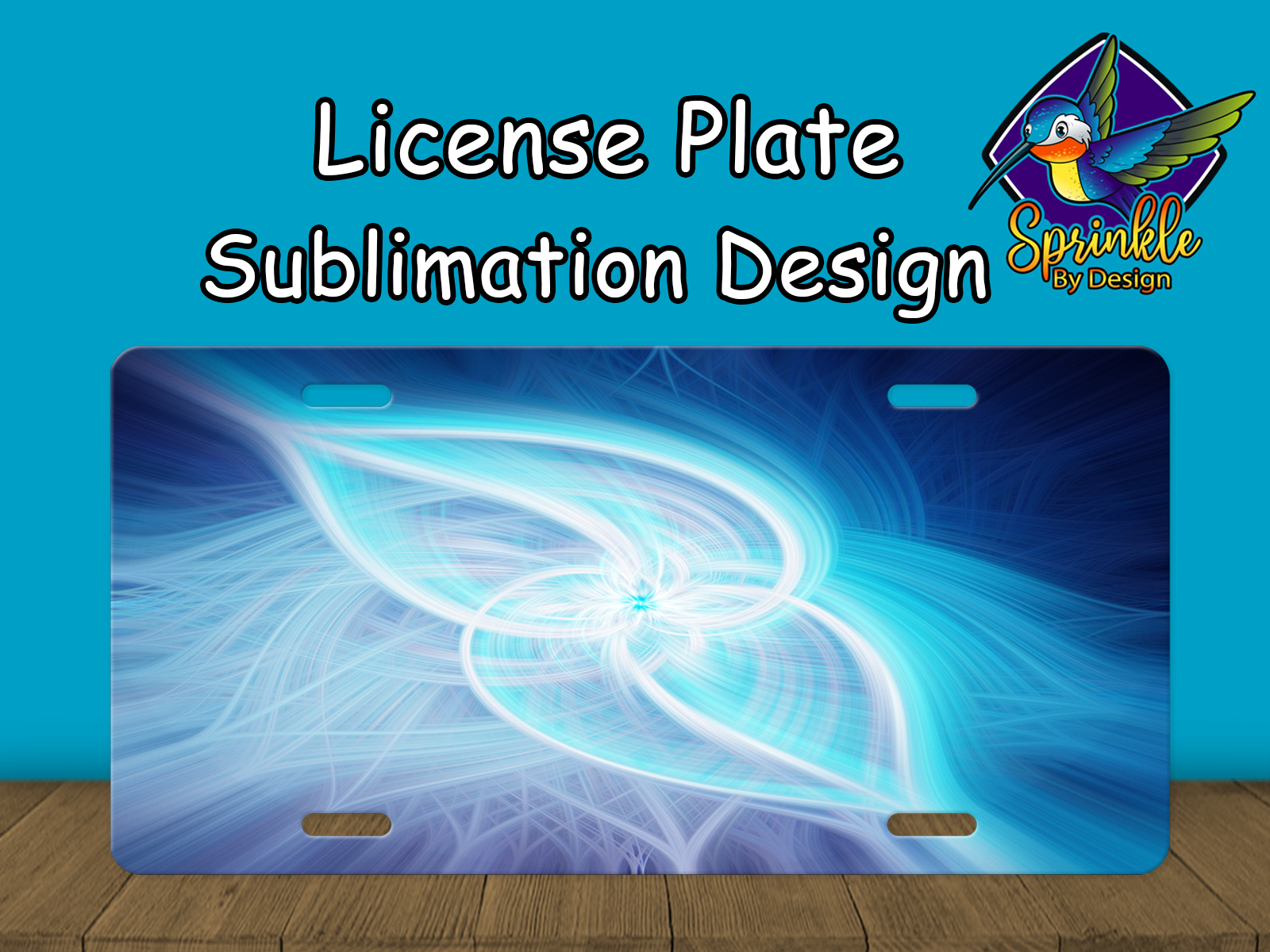 License Plate Sublimation Design by Alisha Sprinkle on Dribbble