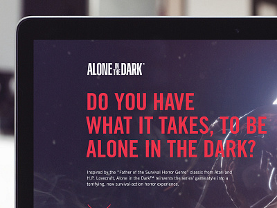 Alone in the Dark Website