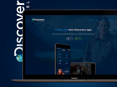 Discovery Channel website android bear grylls design discovery channel interface ios mac ui ux web www