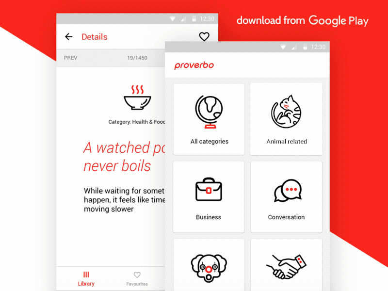 Proverbo - app for learning English proverbs