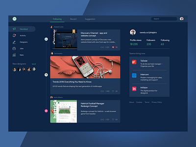 Owwly - Mojave style behance interface landing medium mojave owl page saas ui ux web