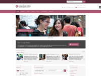 college website template