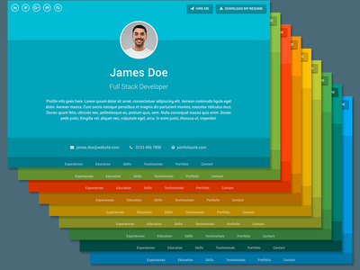 Sphere - Resume/CV/Portfolio Template
