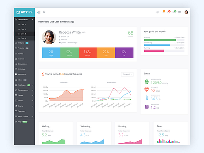 Appify Theme Dashboard 3